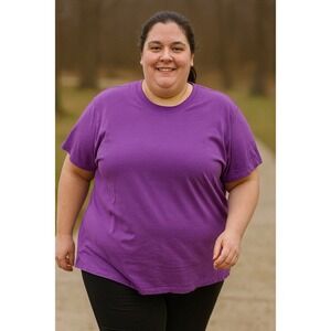 CALIA by Carrie Underwood Women 2X Purple Pullover Shirt Activewear Athletic